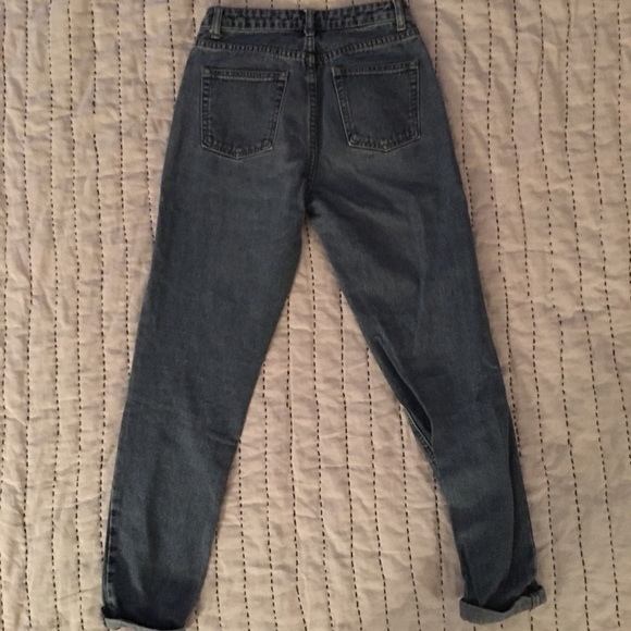 GLAMOURAS PETITE Floral Embroidered Jeans - Picture 3 of 5